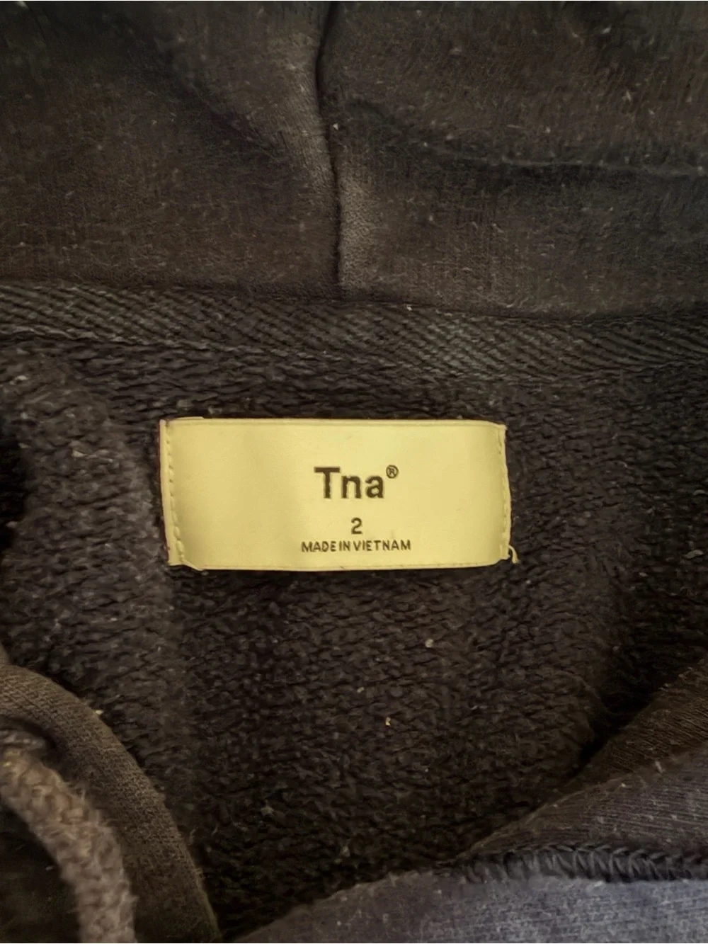 Aritzia Boyfriend Hoodie Navy Blue 2